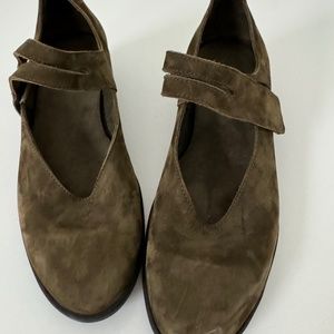 ARCHE OLOVE GREEN MARY JANE SHOES